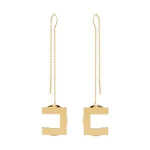 Elisabetta Franchi Women Pendant Logo Earrings